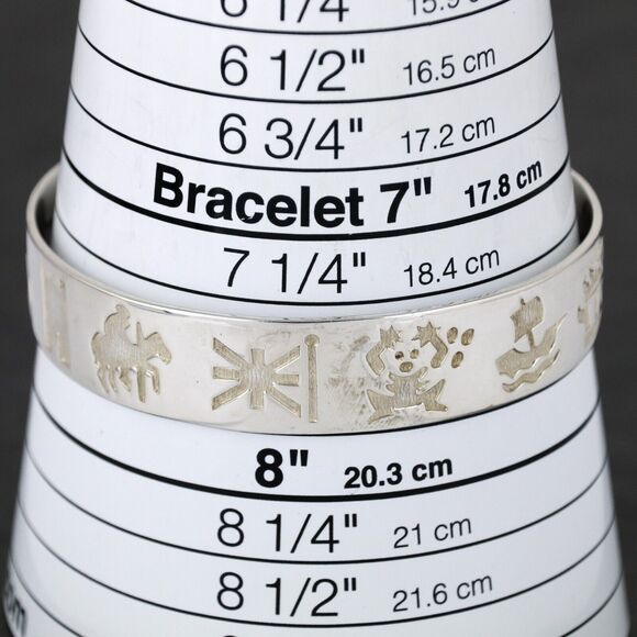 Michael Hilliar | History of Ireland Cuff | Sterling Silver 925 Bracelet | 7.5" - Picture 11 of 12